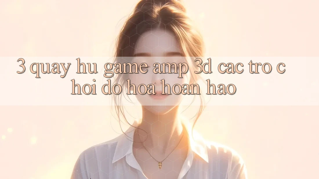 3. Quay hũ Game & 3D Các trò chơi Đồ Họa Hoàn hảo 3. Quay hũ Game & 3D Các trò chơi Đồ Họa Hoàn hảo