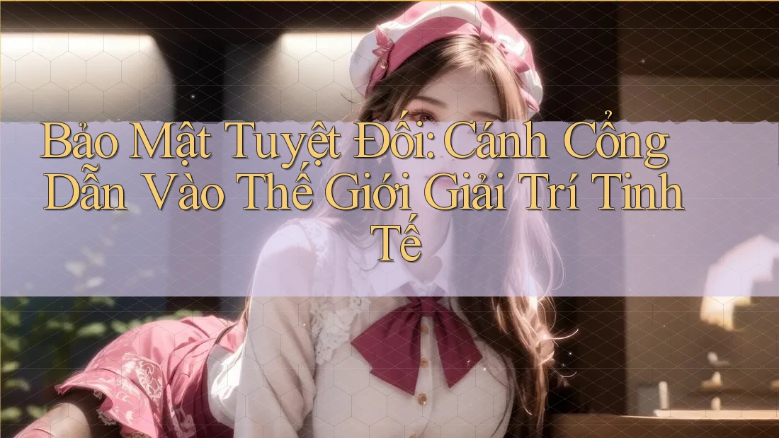 Bảo Mật Tuyệt Đối: Cánh Cổng Dẫn Vào Thế Giới Giải Trí Tinh Tế