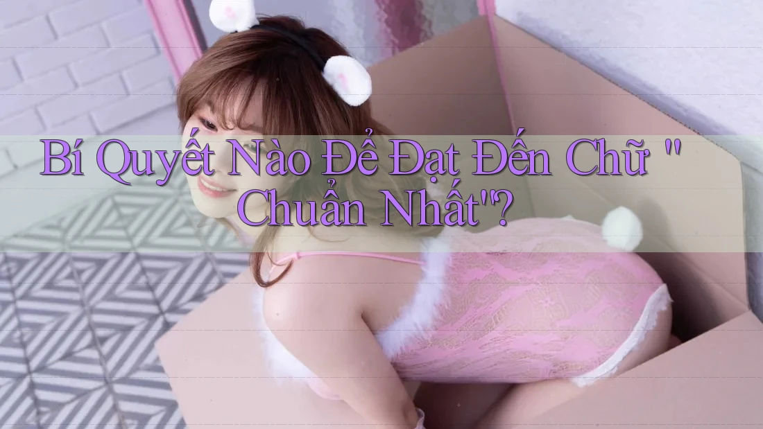 Bí Quyết Nào Để Đạt Đến Chữ “Chuẩn Nhất”? Bí Quyết Nào Để Đạt Đến Chữ “Chuẩn Nhất”?