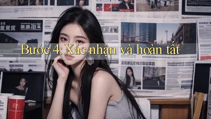 Bước 4: Xác Nhận và Hoàn Tất Bước 4: Xác Nhận và Hoàn Tất