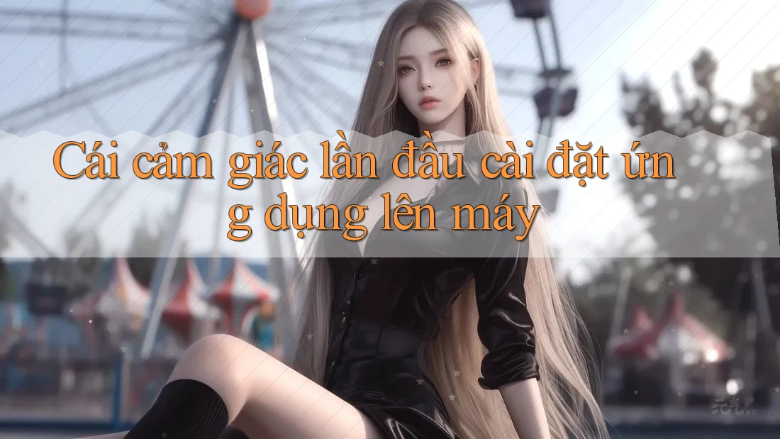 Cái cảm giác lần đầu cài đặt ứng dụng lên máy Cái cảm giác lần đầu cài đặt ứng dụng lên máy
