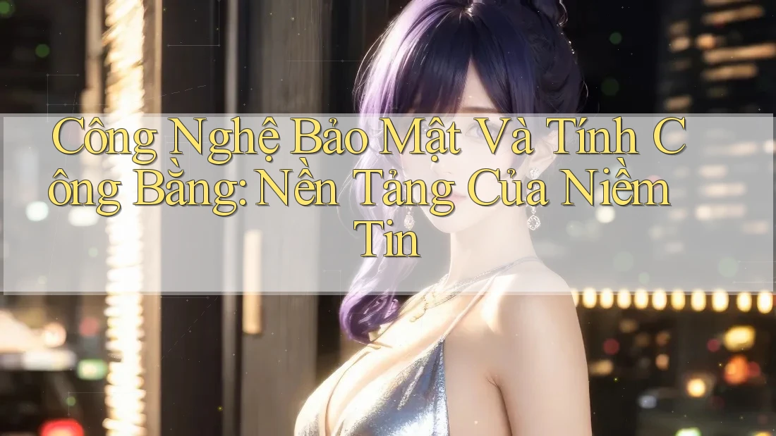 Công Nghệ Bảo Mật Và Tính Công Bằng: Nền Tảng Của Niềm Tin Công Nghệ Bảo Mật Và Tính Công Bằng: Nền Tảng Của Niềm Tin