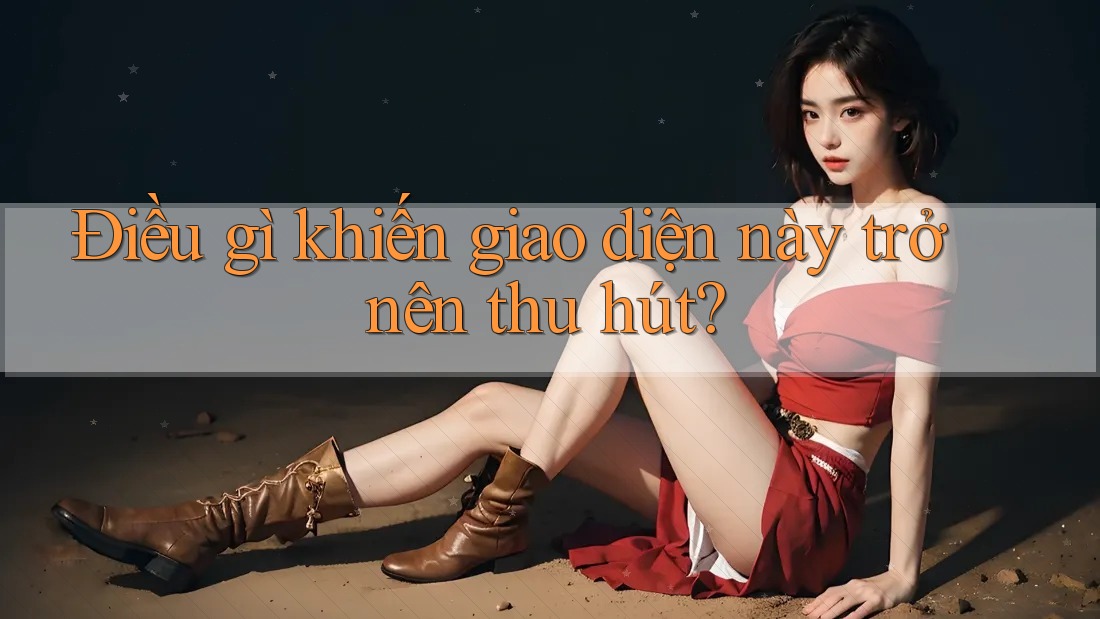 Điều gì khiến giao diện này trở nên thu hút? Điều gì khiến giao diện này trở nên thu hút?