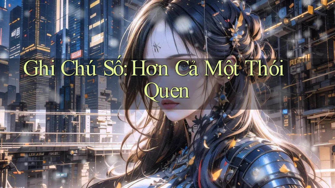 Ghi Chú Số“: Hơn Cả Một Thói Quen Ghi Chú Số“: Hơn Cả Một Thói Quen