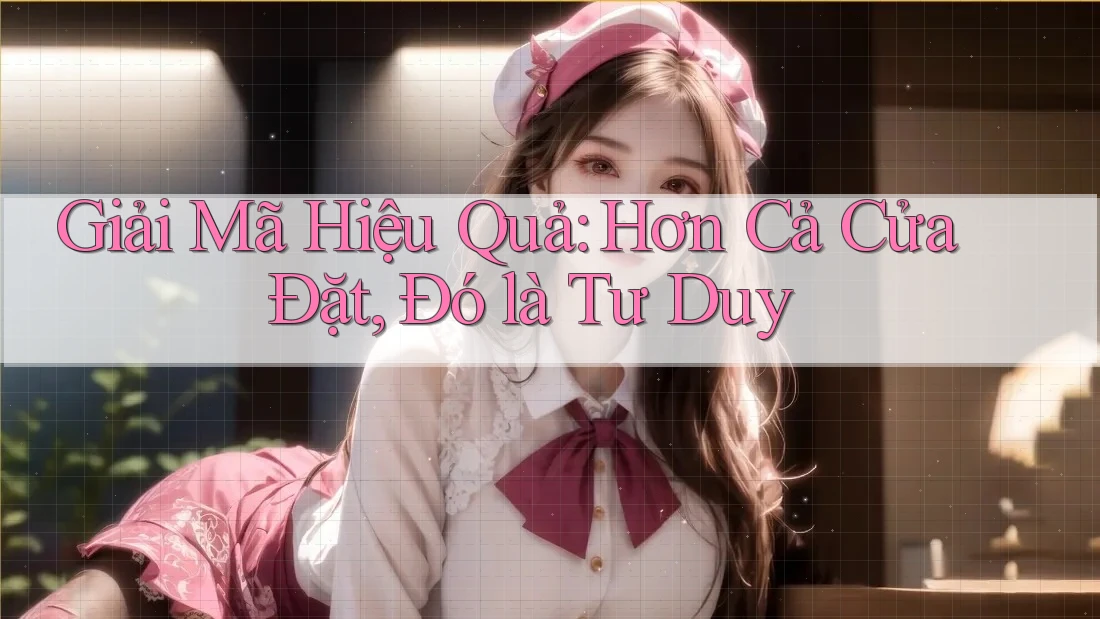 Giải Mã Hiệu Quả: Hơn Cả Cửa Đặt, Đó là Tư Duy Giải Mã Hiệu Quả: Hơn Cả Cửa Đặt, Đó là Tư Duy