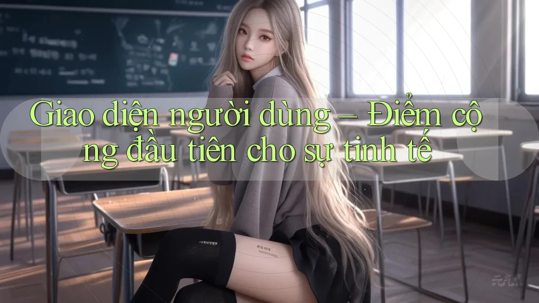 Giao diện người dùng – Điểm cộng đầu tiên cho sự tinh tế Giao diện người dùng – Điểm cộng đầu tiên cho sự tinh tế