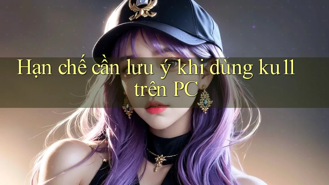 Hạn chế cần lưu ý khi dùng ku11 trên PC Hạn chế cần lưu ý khi dùng ku11 trên PC