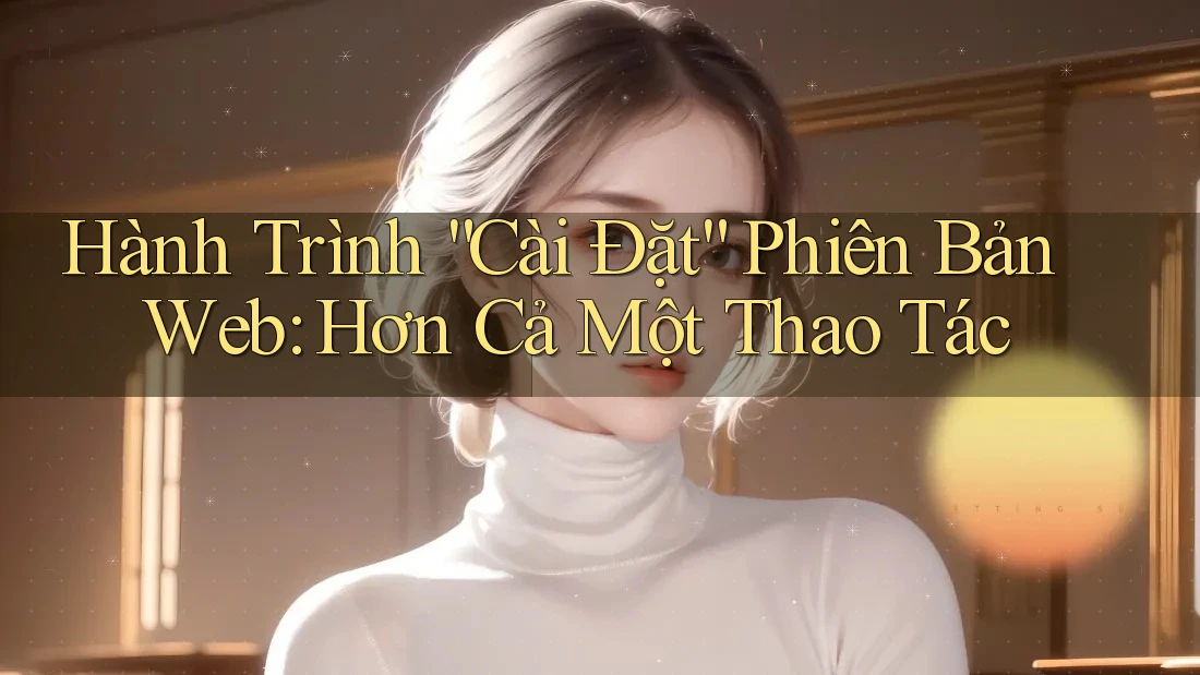 Hành Trình “Cài Đặt” Phiên Bản Web: Hơn Cả Một Thao Tác Hành Trình “Cài Đặt” Phiên Bản Web: Hơn Cả Một Thao Tác
