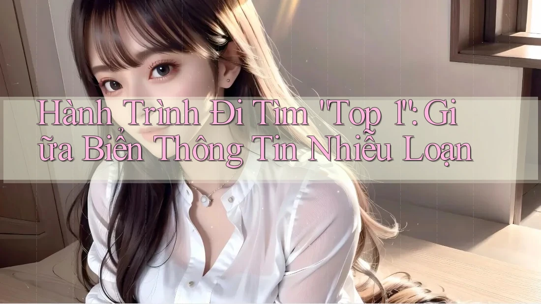 Hành Trình Đi Tìm “Top 1”: Giữa Biển Thông Tin Nhiễu Loạn