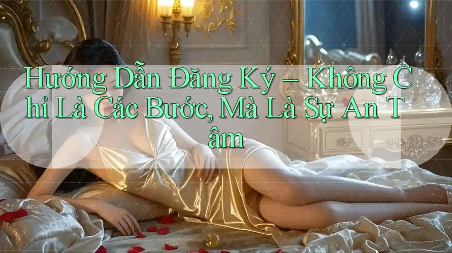 Hướng Dẫn Đăng Ký – Không Chỉ Là Các Bước, Mà Là Sự An Tâm Hướng Dẫn Đăng Ký – Không Chỉ Là Các Bước, Mà Là Sự An Tâm