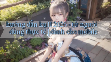 hướng dẫn ku11 2026   từ người dùng thực tế dành cho mobile
