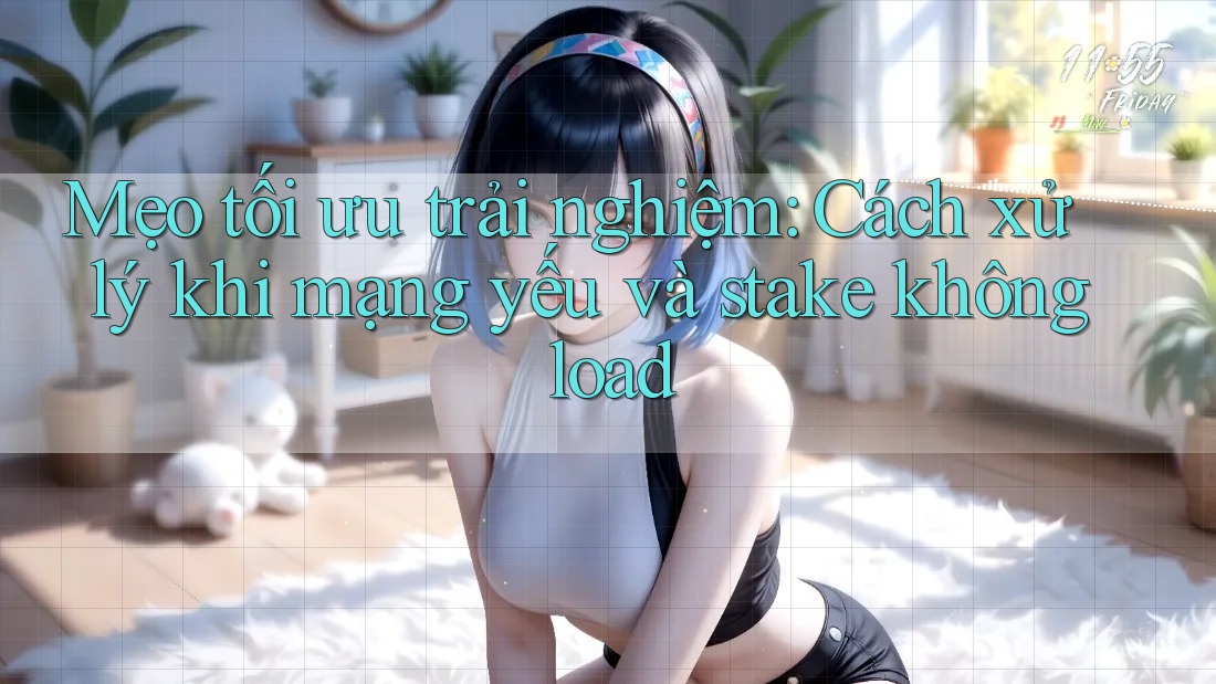 Mẹo tối ưu trải nghiệm: Cách xử lý khi mạng yếu và stake không load Mẹo tối ưu trải nghiệm: Cách xử lý khi mạng yếu và stake không load