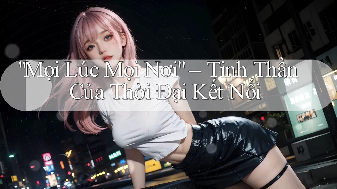 “Mọi Lúc Mọi Nơi” – Tinh Thần Của Thời Đại Kết Nối “Mọi Lúc Mọi Nơi” – Tinh Thần Của Thời Đại Kết Nối