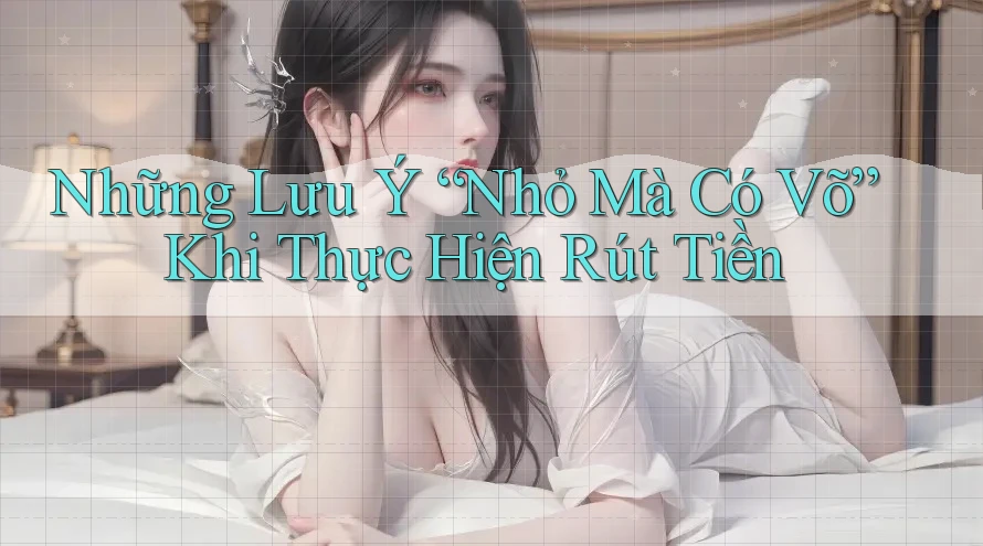 Những Lưu Ý “Nhỏ Mà Có Võ” Khi Thực Hiện Rút Tiền