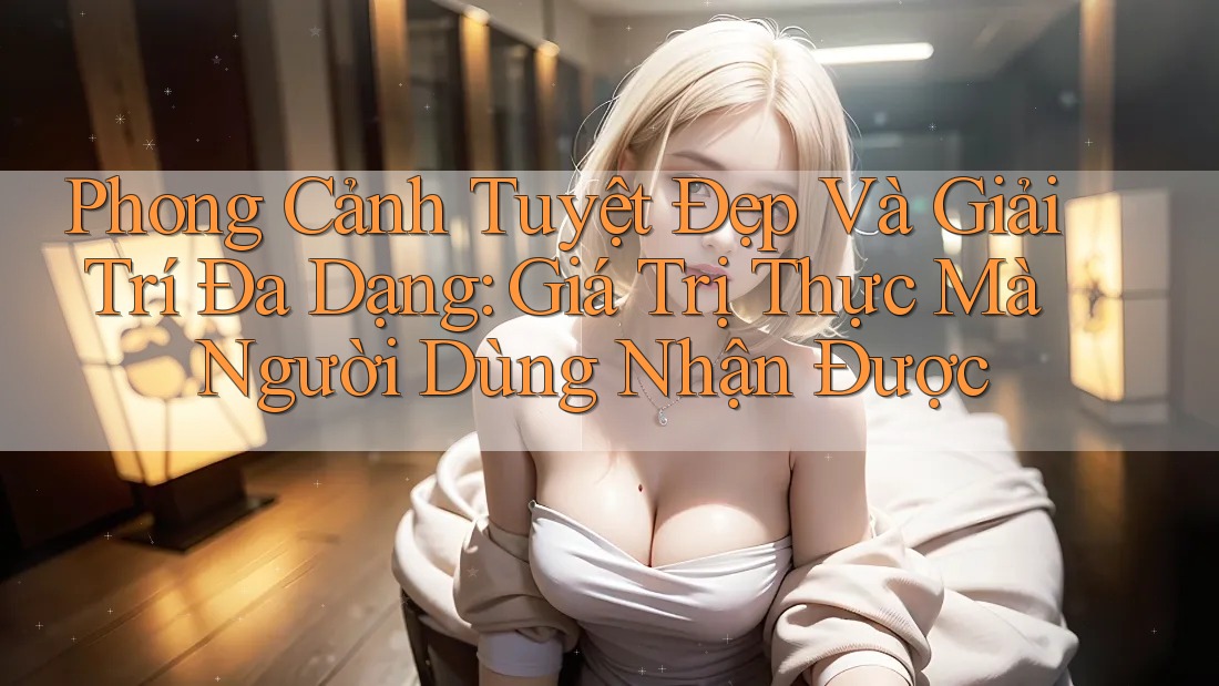 Phong Cảnh Tuyệt Đẹp Và Giải Trí Đa Dạng: Giá Trị Thực Mà Người Dùng Nhận Được Phong Cảnh Tuyệt Đẹp Và Giải Trí Đa Dạng: Giá Trị Thực Mà Người Dùng Nhận Được