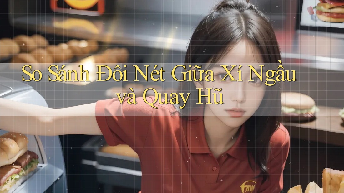 So Sánh Đôi Nét Giữa Xí Ngầu và Quay Hũ So Sánh Đôi Nét Giữa Xí Ngầu và Quay Hũ