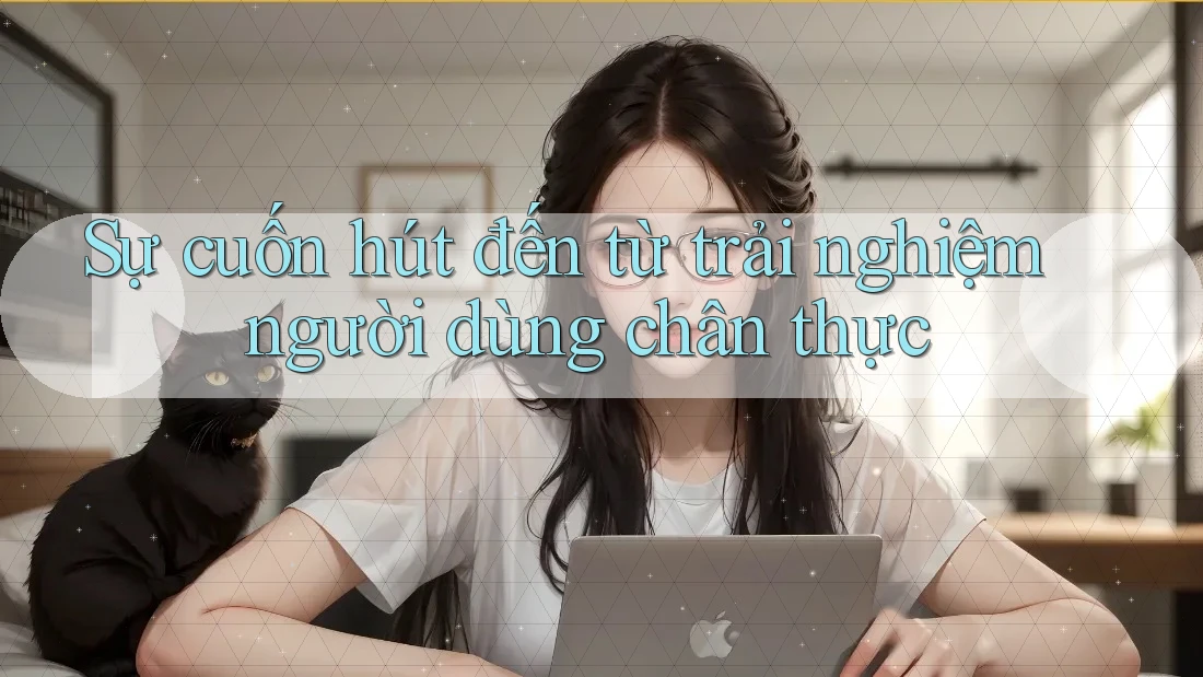 Sự cuốn hút đến từ trải nghiệm người dùng chân thực