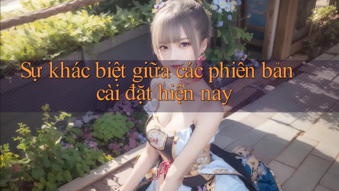 Sự khác biệt giữa các phiên bản cài đặt hiện nay Sự khác biệt giữa các phiên bản cài đặt hiện nay