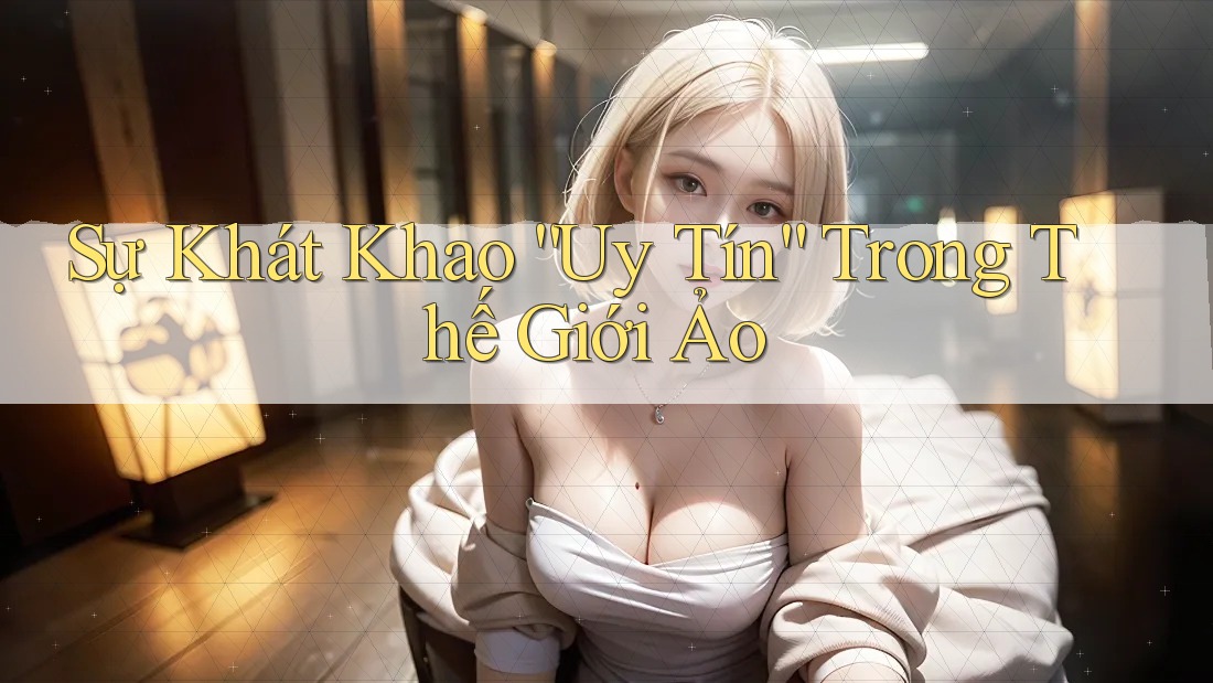 Sự Khát Khao “Uy Tín” Trong Thế Giới Ảo Sự Khát Khao “Uy Tín” Trong Thế Giới Ảo