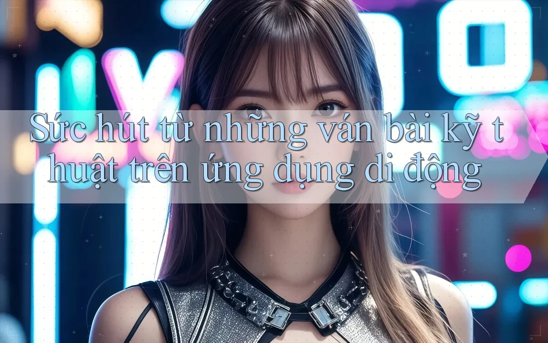 Sức hút từ những ván bài kỹ thuật trên ứng dụng di động Sức hút từ những ván bài kỹ thuật trên ứng dụng di động