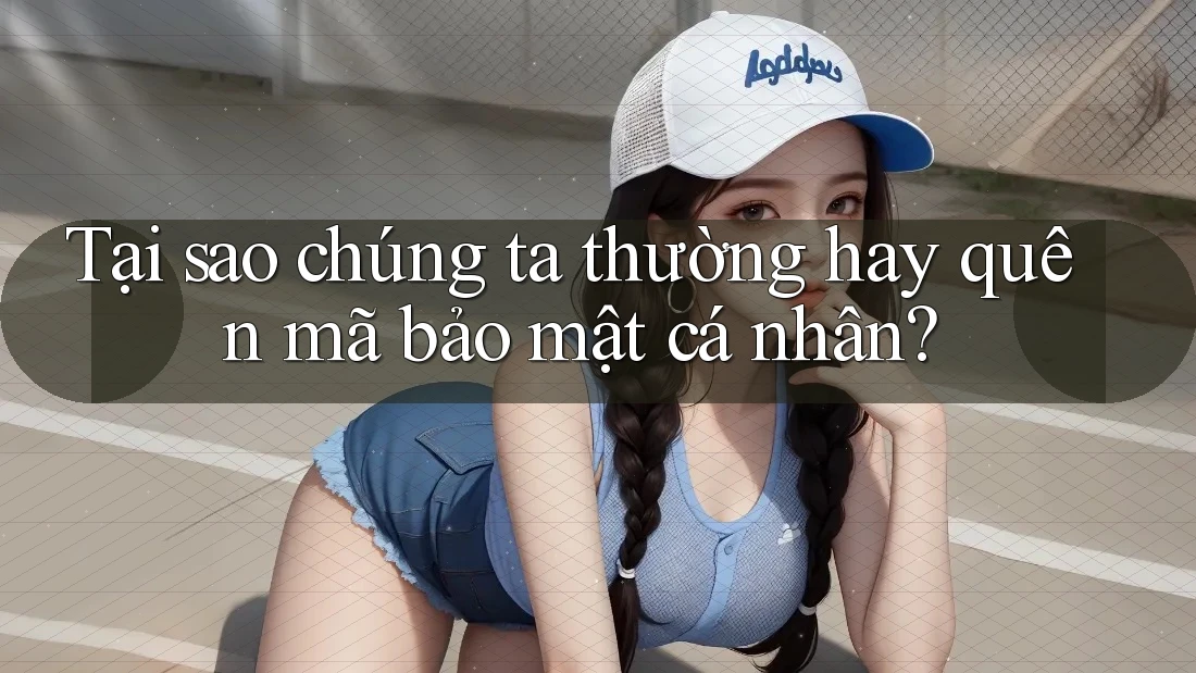 Tại sao chúng ta thường hay quên mã bảo mật cá nhân?