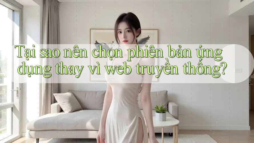 Tại sao nên chọn phiên bản ứng dụng thay vì web truyền thống? Tại sao nên chọn phiên bản ứng dụng thay vì web truyền thống?