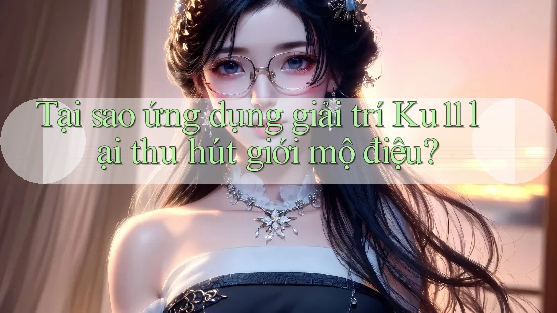 Tại sao ứng dụng giải trí Ku11 lại thu hút giới mộ điệu? Tại sao ứng dụng giải trí Ku11 lại thu hút giới mộ điệu?