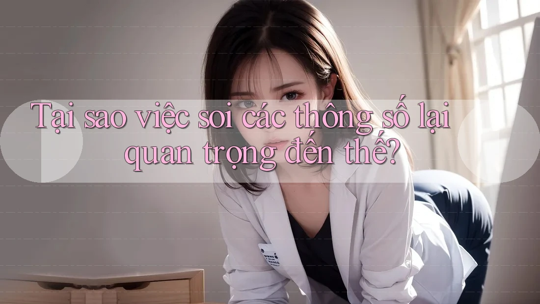 Tại sao việc soi các thông số lại quan trọng đến thế?